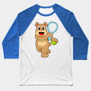 Bear Tennis Tennis racket Baseball T-Shirt